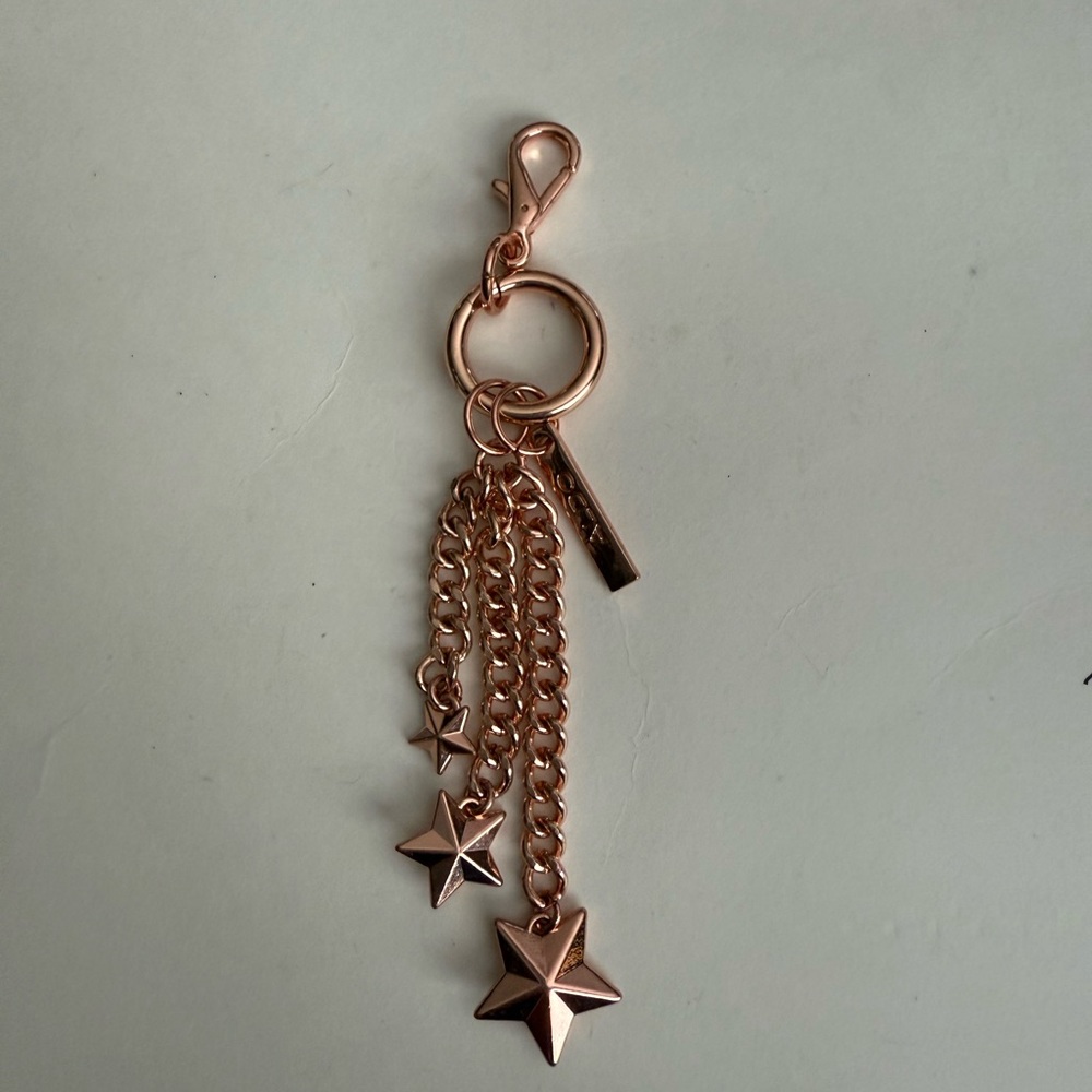 Aldo Rose Gold Star  Purse Charm Keychain